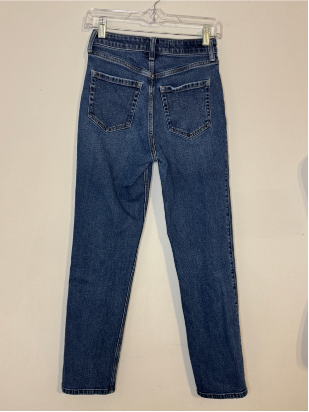Women's Hollister Ultra High Rise 90s Straight Jeans Size 25 Blue - Picture 2 of 4